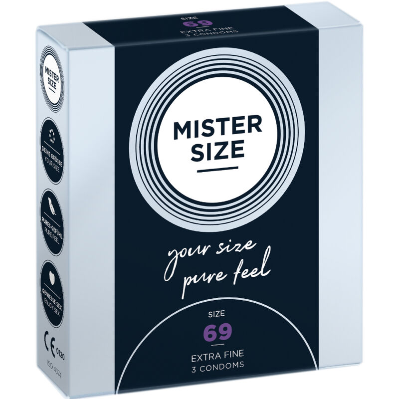 MISTER SIZE - PRESERVATIVO TAMANHO XXXL 69 MM (3 UNIDADES)